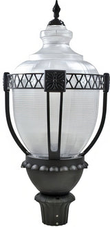 Dabmar Lighting GM660-L80-40K-B black outdoor post light fixture