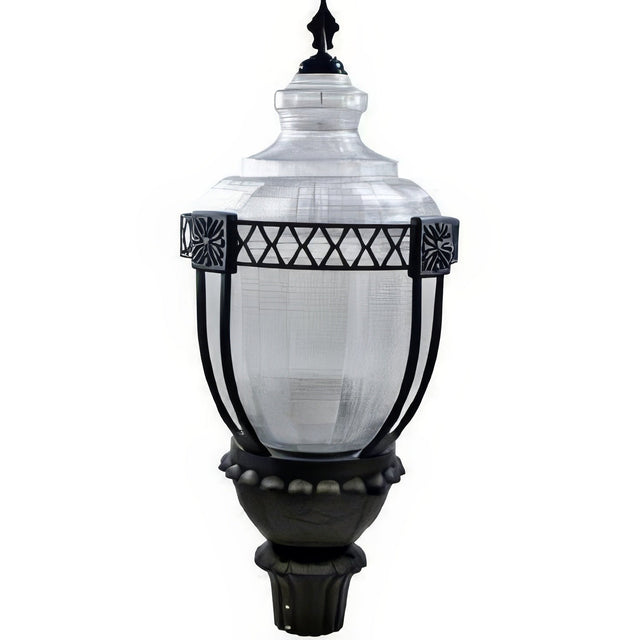 Dabmar Lighting GM660-LED75-B black acorn post top fixture