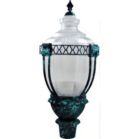 Dabmar Lighting GM660-VG verde green acorn post top fixture