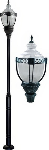 Dabmar Lighting GM6601-L54-50K-VG verde green post light & pole