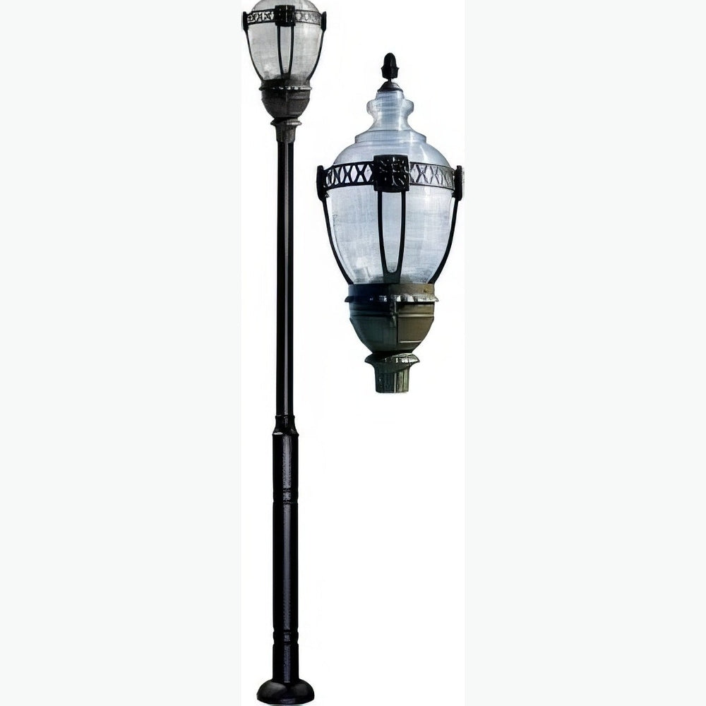 Dabmar Lighting GM6601-L80-30K-BZ bronze post light & pole