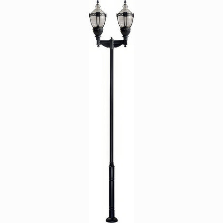 Dabmar Lighting GM6602-B black post light & pole