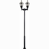 Dabmar Lighting GM6602-B black post light & pole