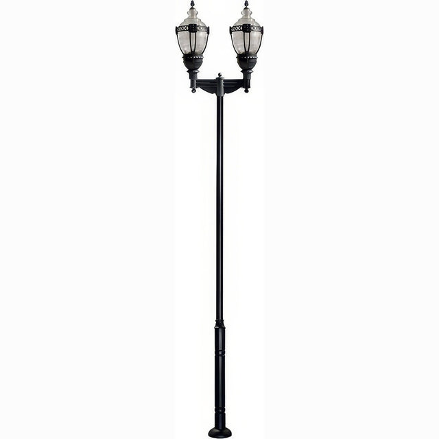 Dabmar Lighting GM6602-B black post light & pole