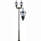Dabmar Lighting GM6602-BZ bronze post light & pole