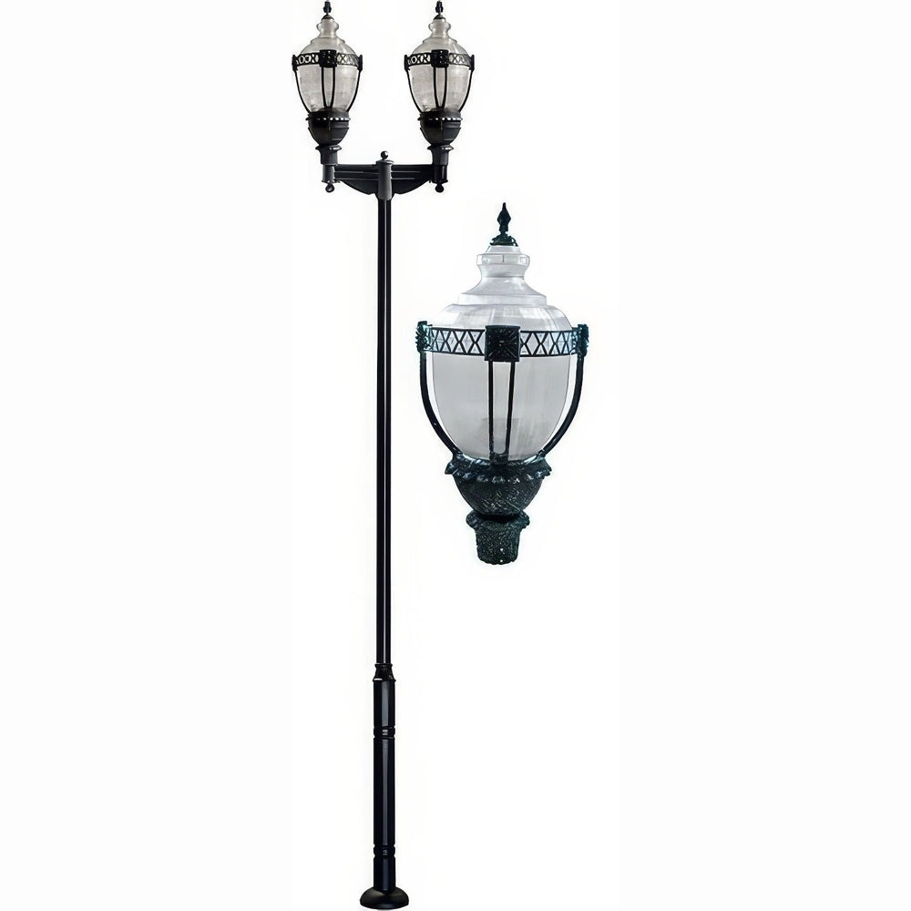 Dabmar Lighting GM6602-L108-30K-VG verde green post light & pole