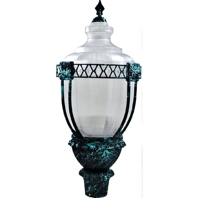 Dabmar Lighting GM663-VG verde green acorn post top fixture