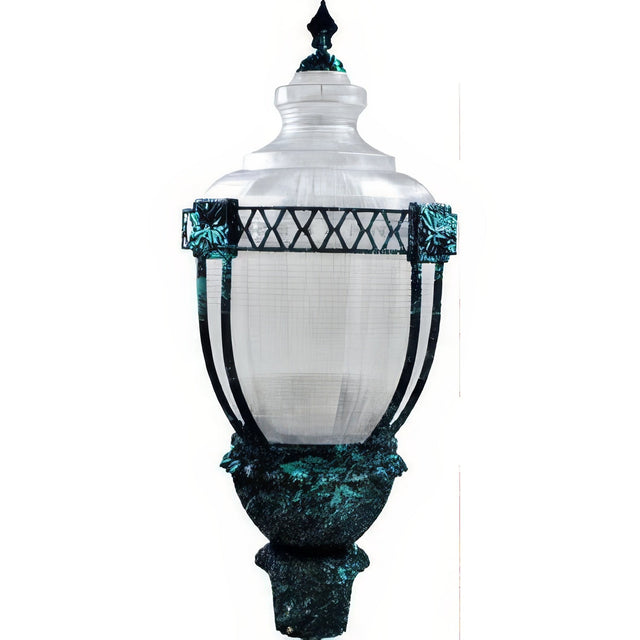 Dabmar Lighting GM664-VG verde green acorn post top fixture