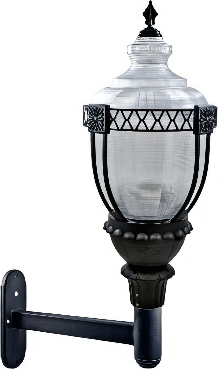 Dabmar Lighting GM670-L54-50K-B black outdoor wall light fixture