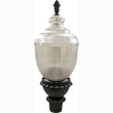 Dabmar Lighting GM680-L120-41K-B black outdoor post light fixture