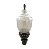 Dabmar Lighting GM680-L54-50K-B black outdoor post light fixture