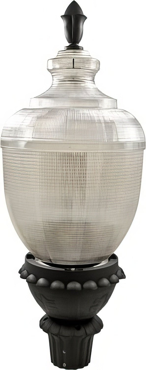 Dabmar Lighting GM680-L80-30K-B black outdoor post light fixture