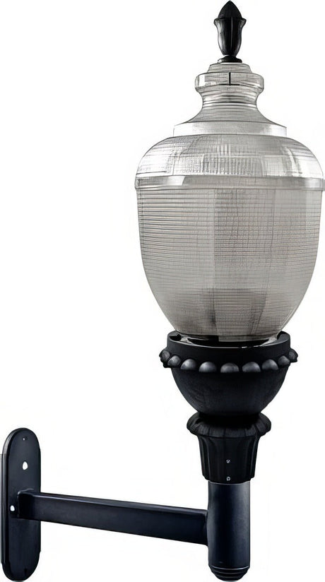 Dabmar Lighting GM690-L80-40K-B black outdoor wall light fixture