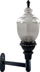 Dabmar Lighting GM690-L80-50K-B black outdoor wall light fixture