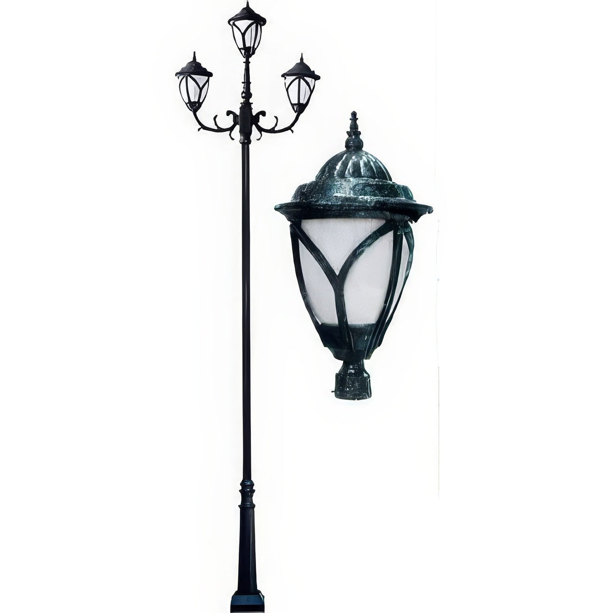 Dabmar Lighting GM7125-VG-MT verde green acorn light fixture