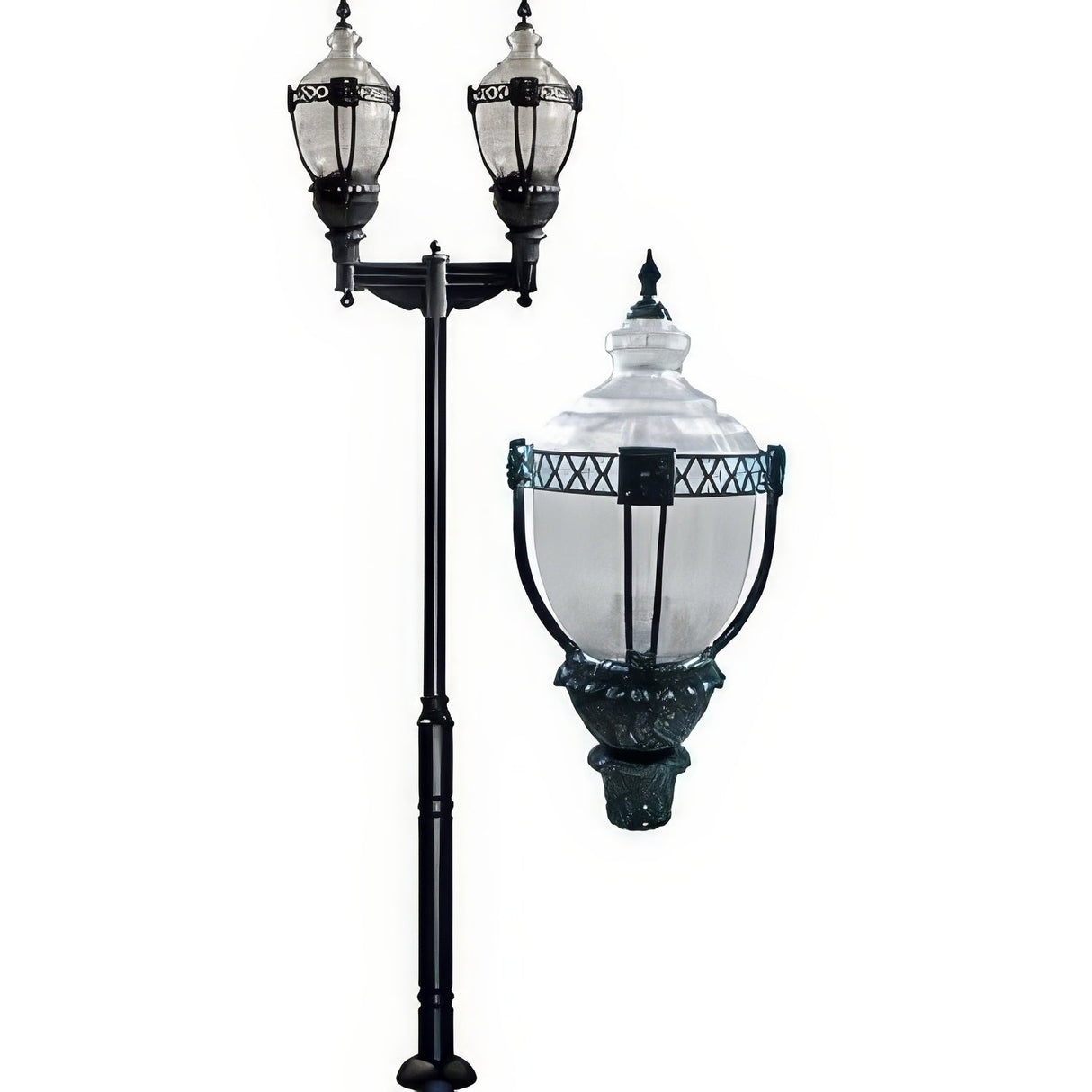 Dabmar Lighting GM8043-VG verde green top acorn fixture