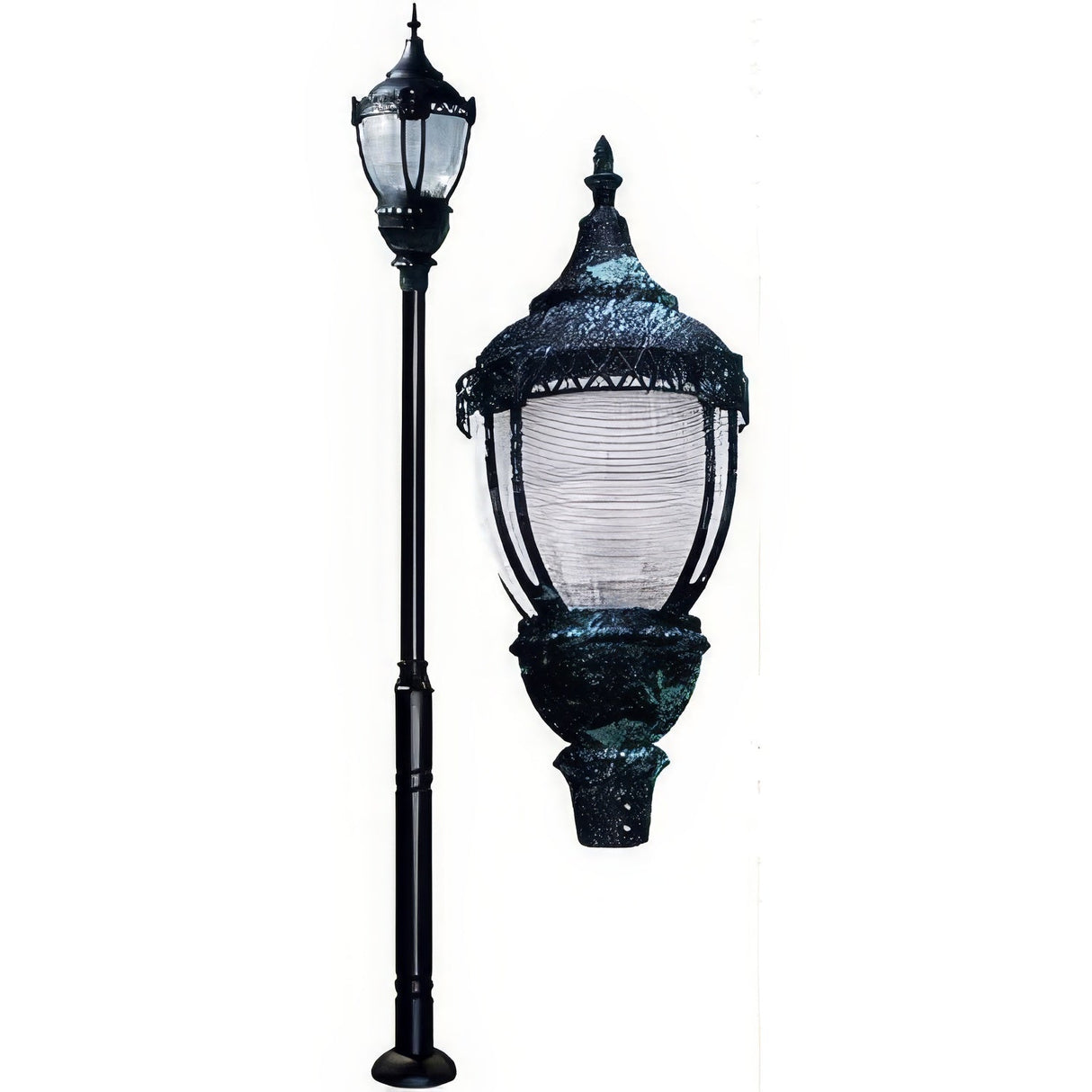 Dabmar Lighting GM8056-VG verde green top acorn fixture