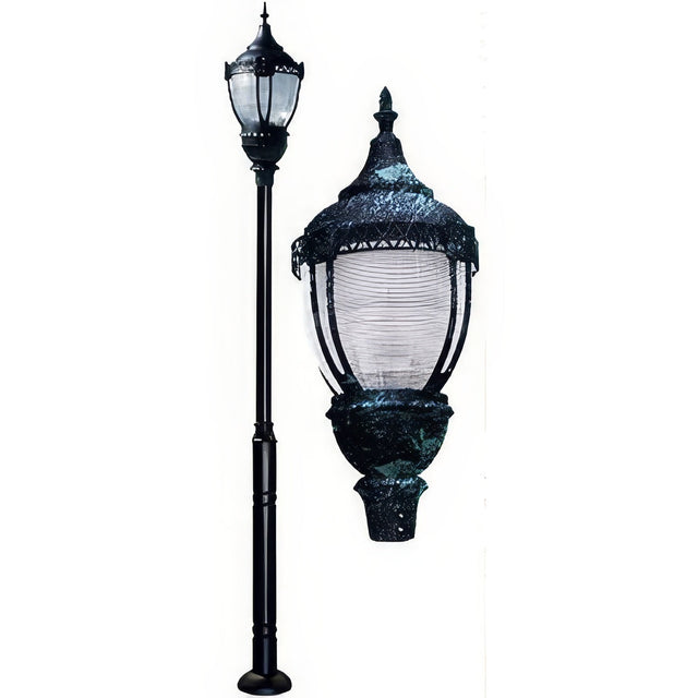 Dabmar Lighting GM8056-VG verde green top acorn fixture