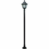 Dabmar Lighting GM8121-L20-50K-B black post light & pole