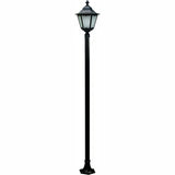 Dabmar Lighting GM8121-L30-30K-B black post light & pole