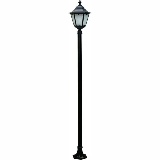 Dabmar Lighting GM8121-L30-30K-B black post light & pole