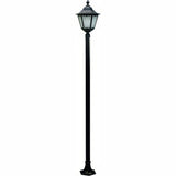 Dabmar Lighting GM8121-L30-65K-B black post light & pole