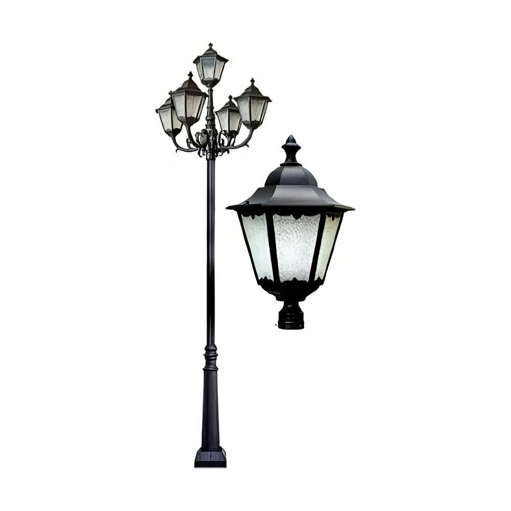Dabmar Lighting GM8150-LED30-B black lantern light fixture