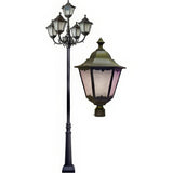 Dabmar Lighting GM8151-BZ bronze lantern light fixture