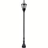 Dabmar Lighting GM8931-B black top decorative base acorn fixture