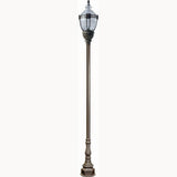 Dabmar Lighting GM8931-L54-30K-BZ bronze post light & pole