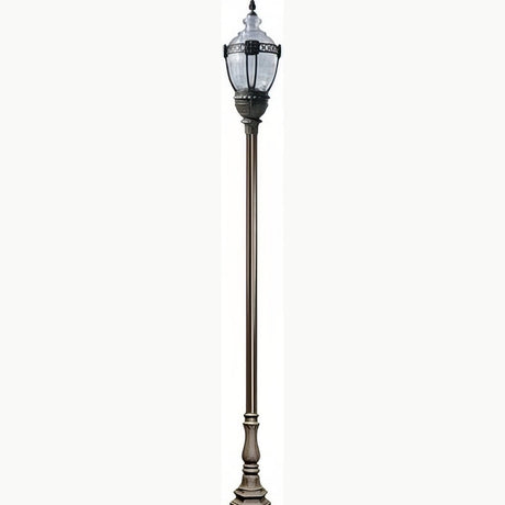 Dabmar Lighting GM8931-L63-50K-BZ bronze post light & pole