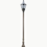 Dabmar Lighting GM8931-L80-30K-BZ bronze post light & pole