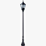 Dabmar Lighting GM8951-L120-41K-B black post light & pole
