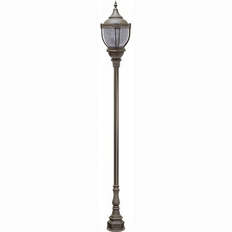 Dabmar Lighting GM8951-L54-40K-BZ bronze post light & pole