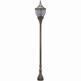 Dabmar Lighting GM8951-L54-50K-BZ bronze post light & pole