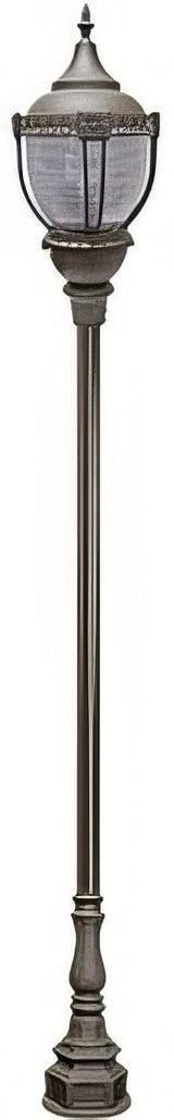 Dabmar Lighting GM8951-L80-30K-BZ bronze post light & pole
