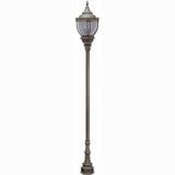 Dabmar Lighting GM8951-L80-40K-BZ bronze post light & pole