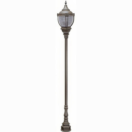 Dabmar Lighting GM8951-L80-40K-BZ bronze post light & pole