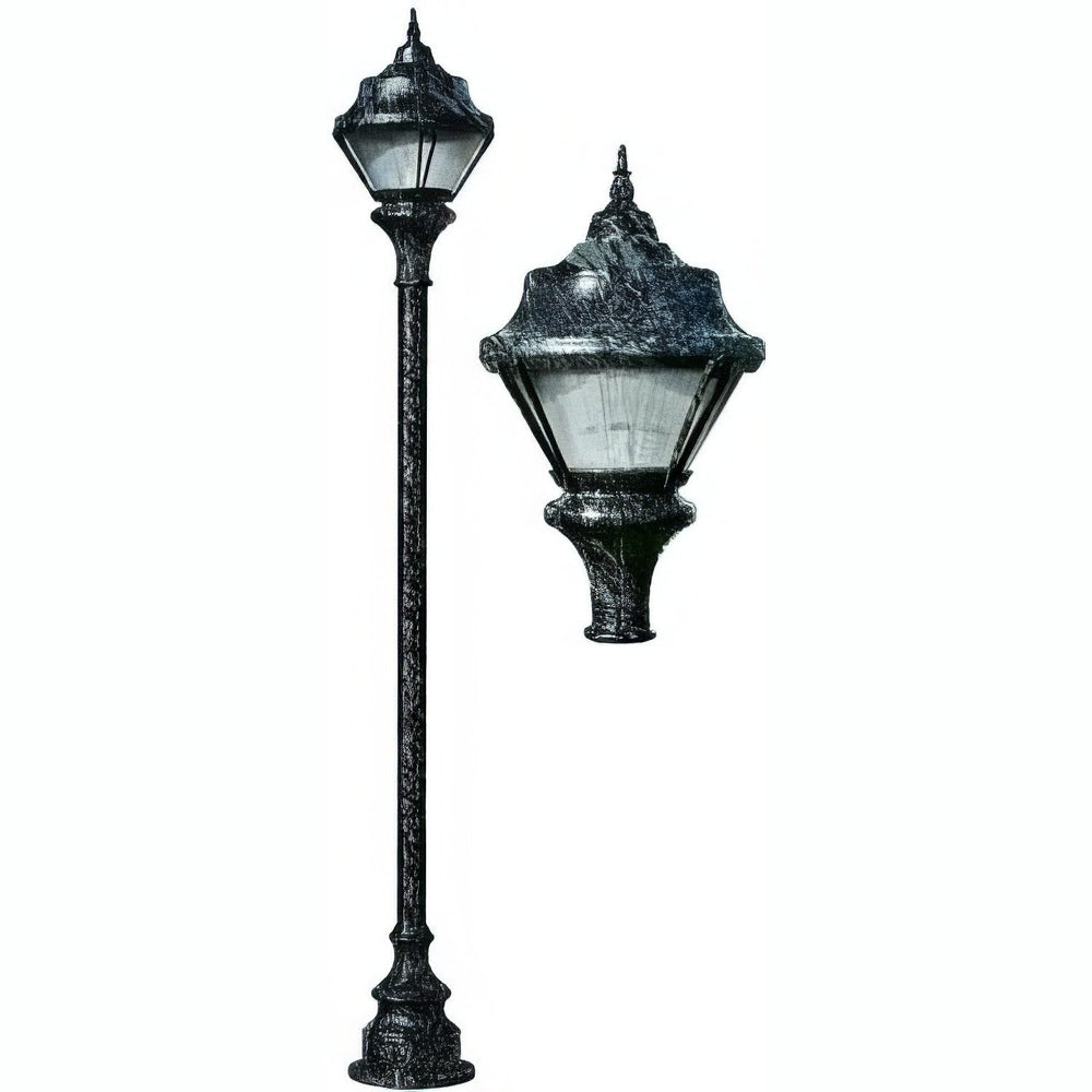 Dabmar Lighting GM9001-L18-30K-VG verde green post light & pole