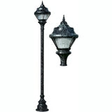 Dabmar Lighting GM9001-L18-30K-VG verde green post light & pole