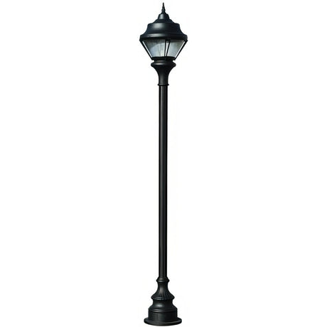 Dabmar Lighting GM9001-L18-65K-B black post light & pole