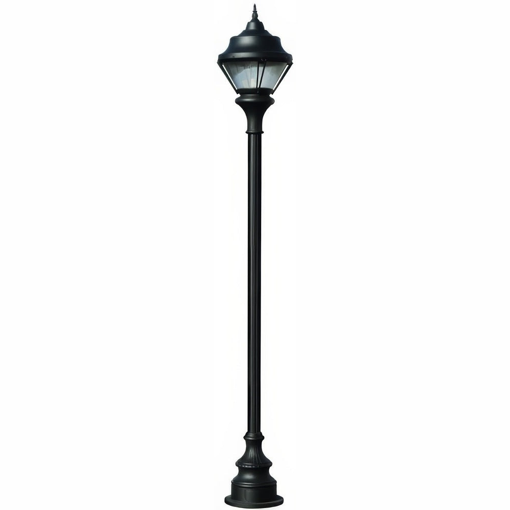 Dabmar Lighting GM9001-L30-30K-B black post light & pole