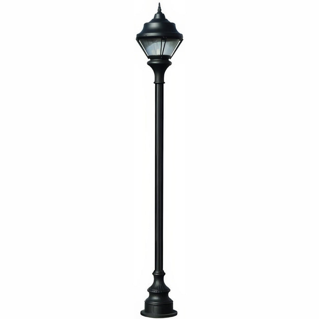 Dabmar Lighting GM9001-L30-30K-B black post light & pole