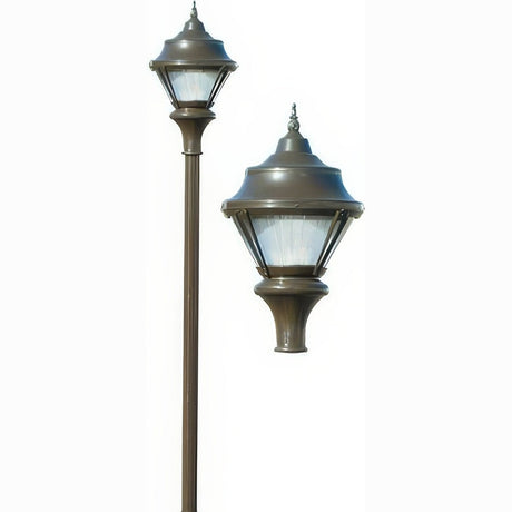 Dabmar Lighting GM9001-L30-65K-BZ bronze post light & pole