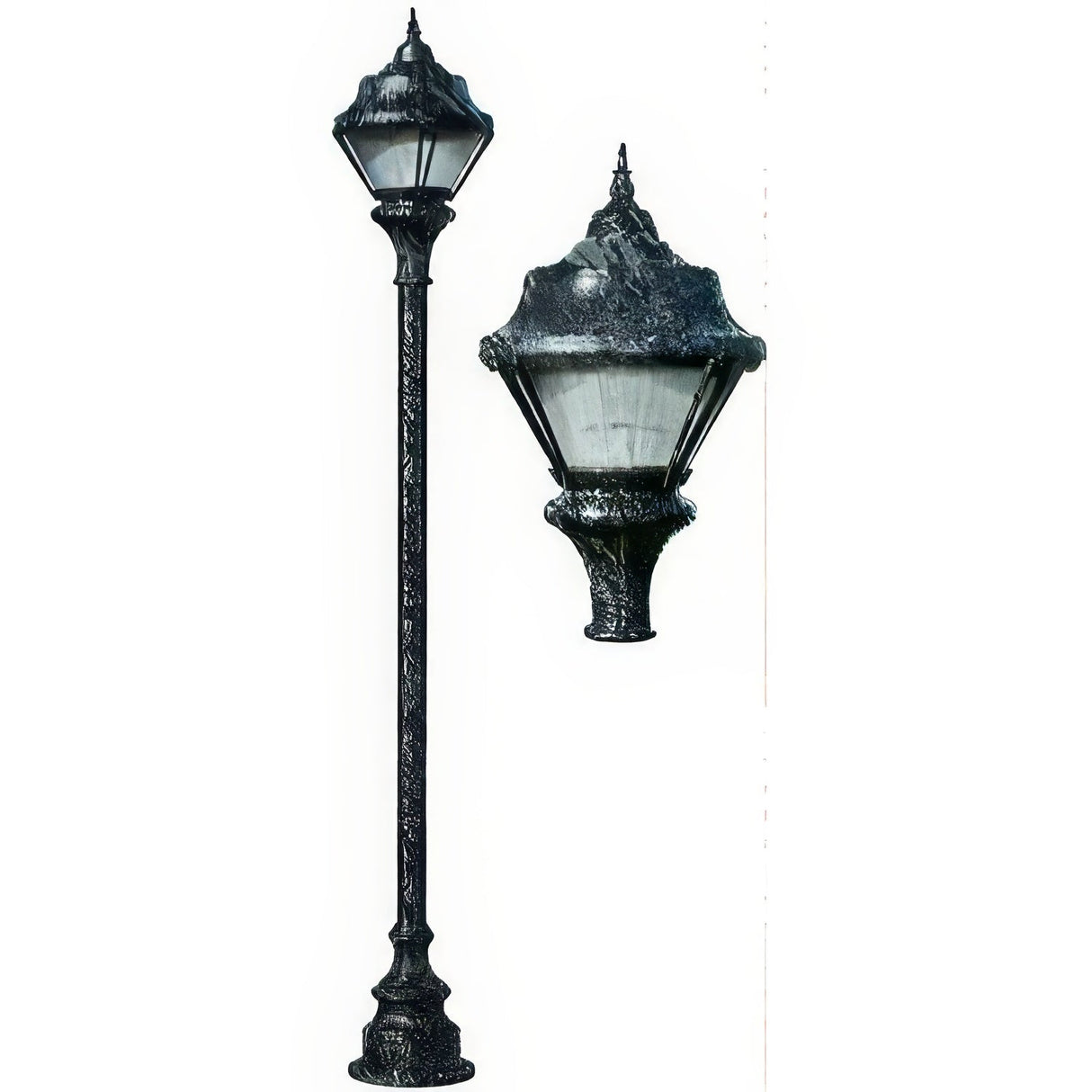 Dabmar Lighting GM9001-VG verde green post fixture