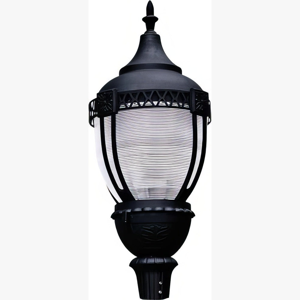 Dabmar Lighting GM910-L54-50K-B black outdoor post light fixture