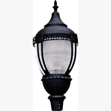 Dabmar Lighting GM910-L63-40K-B black outdoor post light fixture