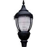 Dabmar Lighting GM910-L80-40K-B black outdoor post light fixture