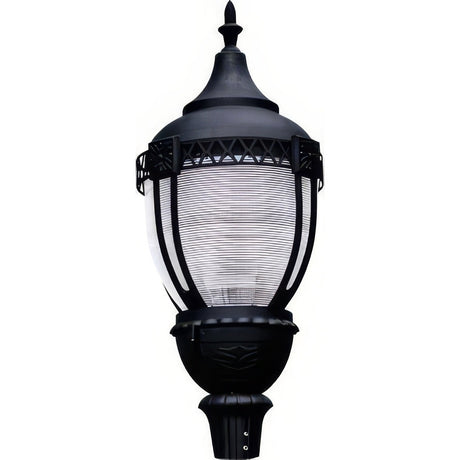 Dabmar Lighting GM910-L80-40K-B black outdoor post light fixture