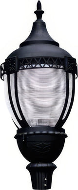 Dabmar Lighting GM910-L80-40K-B black outdoor post light fixture